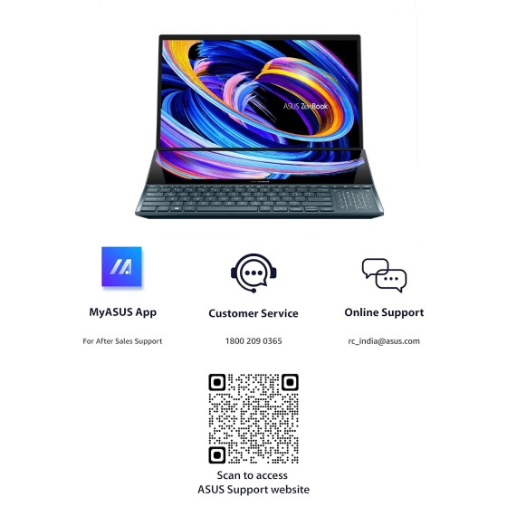 Asus ZenBook Pro Duo 15 OLED UX582ZM-H901WS 32GB 1TB Win11 Office