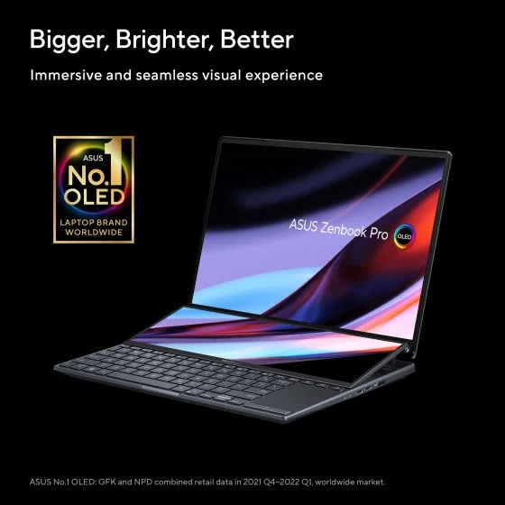 Asus Zenbook Pro 14 Duo OLED UX8402ZE-LM921WS 32GB 1TB Win11 Office Asus Zenbook Pro 14 Duo OLED UX8402ZE-LM921WS 32GB 1TB Win11 Office