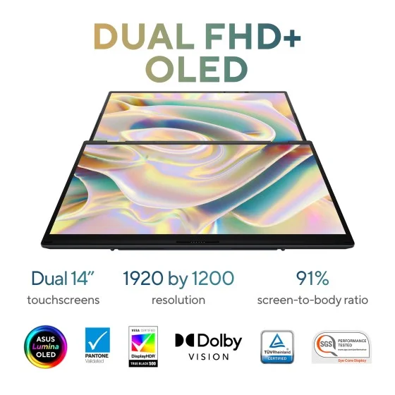 ASUS Zenbook Duo OLED UX8406MA-QL961WS Creator Laptop ASUS Zenbook Duo OLED UX8406MA-QL961WS Creator Laptop