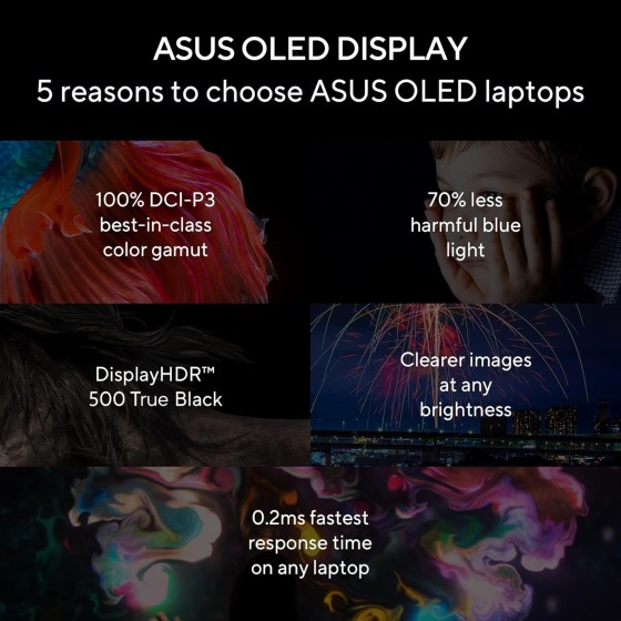 ASUS Zenbook 14 OLED, AI Powered Laptop, Intel Core Ultra 9 285H (32GB/1TB/Intel Arc Graphics/35.56 cms (14) 3K Touch/Windows 11 Home/Office Home 2024 + M365 Basic (1 Year Validity)*) UX3405CA-PZ164WS ASUS Zenbook 14 OLED, AI Powered Laptop, Intel Core Ultra 9 285H (32GB/1TB/Intel Arc Graphics/35.56 cms (14) 3K Touch/Windows 11 Home/Office Home 2024 + M365 Basic (1 Year Validity)*) UX3405CA-PZ164WS