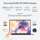 ASUS Zenbook 14 OLED, AI Powered Laptop, Intel Core Ultra 9 285H (32GB/1TB/Intel Arc Graphics/35.56 cms (14) 3K Touch/Windows 11 Home/Office Home 2024 + M365 Basic (1 Year Validity)*) UX3405CA-PZ164WS