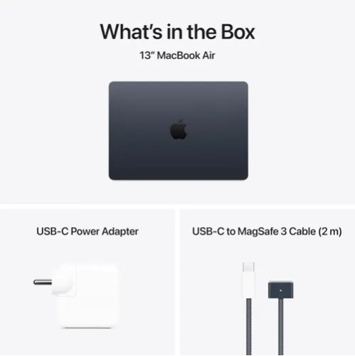 Apple MacBook Air M4 โ 10-Core CPU, 10-Core GPU, 16GB RAM, 512GB SSD Apple MacBook Air M4 MW133HN/A โ 13-inch, 16GB RAM, 512GB SSD, Midnight