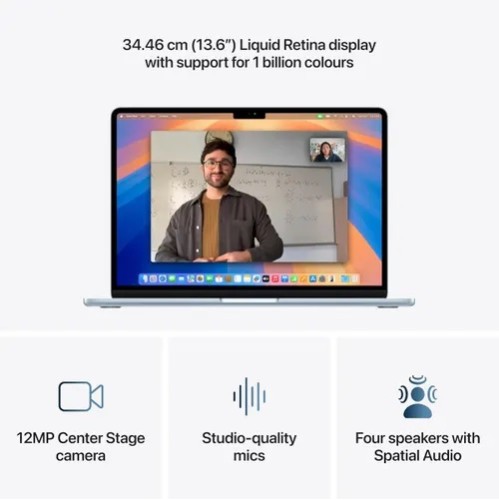 Apple MacBook Air M4 – 10-Core CPU, 10-Core GPU, 16GB RAM, 512GB SSD Apple MacBook Air M4 MC6U4HN/A – 13-inch, 16GB RAM, 512GB SSD, Sky Blue