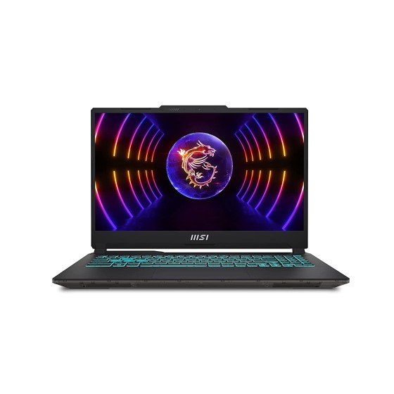 MSI Cyborg 15 A12VF-049IN Laptop with i7-12650H,RTX™ 4060,DDR5 8*2GB RAM and 15.6″ FHD Display (B00lack)