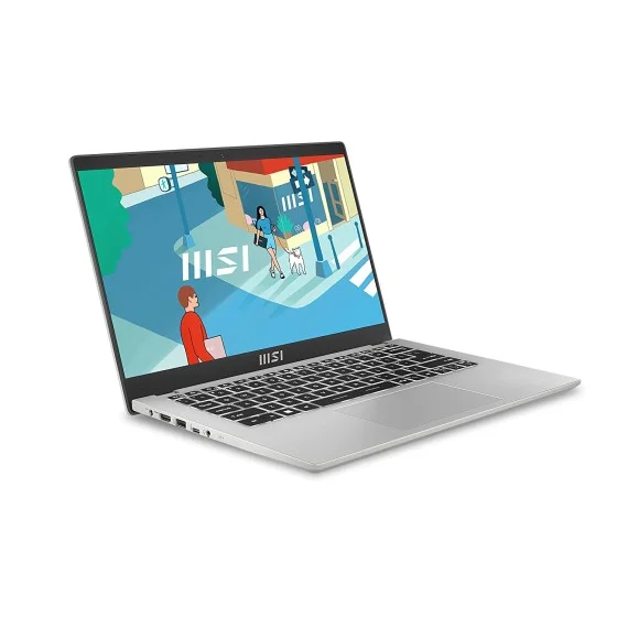 MSI Modern 14 C13M-438IN Laptop with Intel 13th Gen i3-1315U Processor, 36CM FHD 60Hz (8GB/512GB NVMe SSD/Windows 11 Home/Intel UHD Graphics/Urban Silver/1.4Kg) MSI Modern 14 C13M-438IN Laptop with Intel 13th Gen i3-1315U Processor, 36CM FHD 60Hz (8GB/512GB NVMe SSD/Windows 11 Home/Intel UHD Graphics/Urban Silver/1.4Kg)