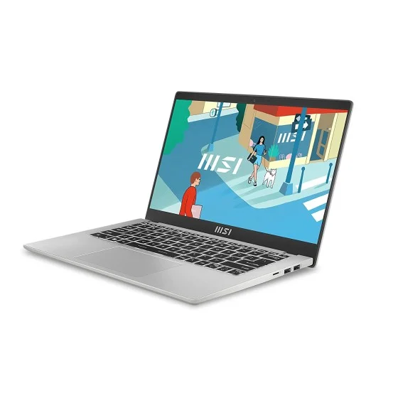 MSI Modern 14 C13M-438IN Laptop with Intel 13th Gen i3-1315U Processor, 36CM FHD 60Hz (8GB/512GB NVMe SSD/Windows 11 Home/Intel UHD Graphics/Urban Silver/1.4Kg) MSI Modern 14 C13M-438IN Laptop with Intel 13th Gen i3-1315U Processor, 36CM FHD 60Hz (8GB/512GB NVMe SSD/Windows 11 Home/Intel UHD Graphics/Urban Silver/1.4Kg)