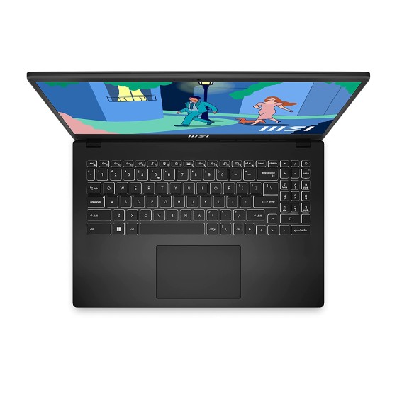 Msi Modern 15 B15M-277IN Laptop Classic Black with Intel 12th Gen  i5-1235U, 15.6 Inch 60Hz,Iris Xe Graphics and 16GB DDR4 Ram,512GB M.2 Storage,Windows 11 Home