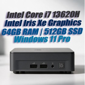 NUC13ANKH i7-13620H Slim 64GB 512GB Win11