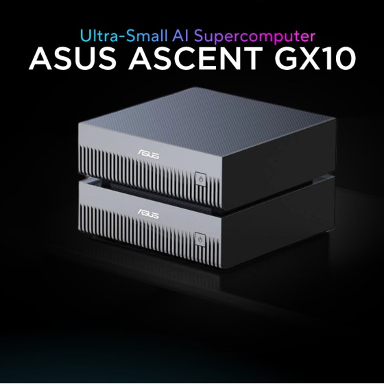 ASUS Ascent GX10 NVIDIA GB10 Blackwell AI Supercomputer 1TB