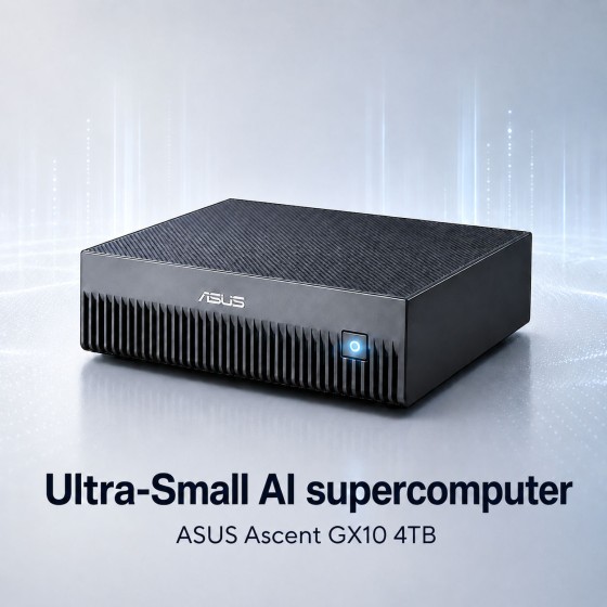 ASUS Ascent GX10 NVIDIA GB10 Blackwell AI Supercomputer 4TB