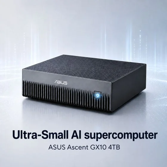 Single Supercomputer ASUS Ascent GX10 4TB AI Supercomputer | NationalPC
