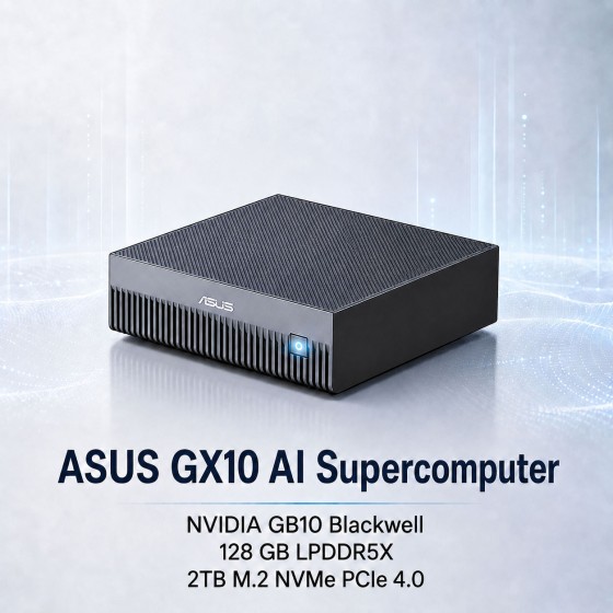 ASUS Ascent GX10 NVIDIA GB10 Blackwell AI Supercomputer 2TB