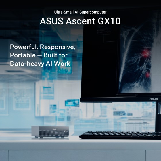 ASUS Ascent GX10 NVIDIA GB10 Blackwell AI Supercomputer 1TB