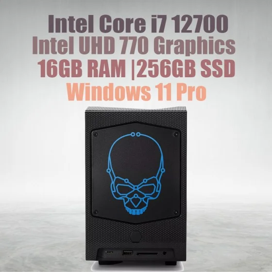 Intel NUC 12 Extreme NUC12DCMi7 Core i7-12700 16GB 256GB Win 11 Intel NUC 12 Extreme NUC12DCMi7 Core i7-12700 16GB 256GB Win 11