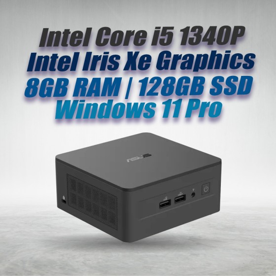 ASUS Mini PC NUC13ANHi5 Core i5-1340P 8GB 128GB Win11 ASUS Mini PC NUC13ANHi5 Core i5-1340P 8GB 128GB Win11