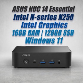 ASUS NUC 14 Essential N250 16GB 128GB Win11 Mini PC ASUS NUC 14 Essential N250 16GB 128GB Win11 Mini PC