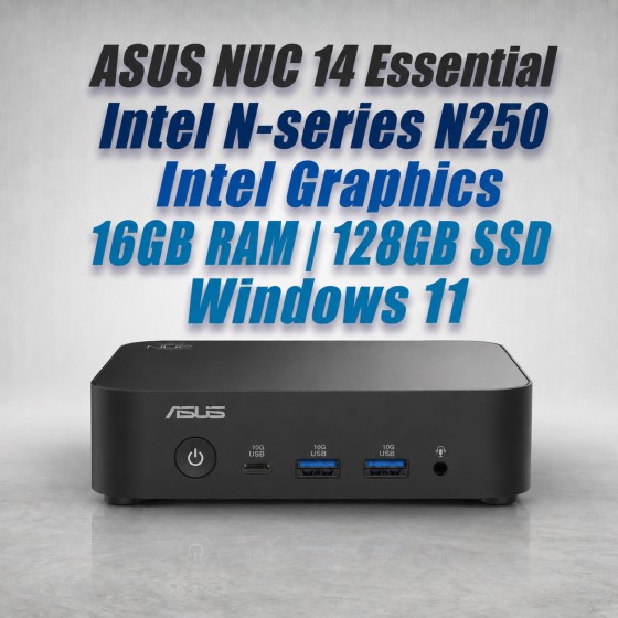 ASUS NUC 14 Essential N250 16GB 128GB Win11 Mini PC