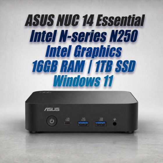 ASUS NUC 14 Essential N250 16GB 1TB Win11 Mini PC