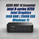 ASUS NUC 14 Essential N250 16GB 250GB Win11 Mini PC - NationalPC ASUS NUC 14 Essential N250 16GB 250GB Win11 Mini PC