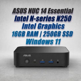 ASUS NUC 14 Essential N250 16GB 250GB Win11 Mini PC ASUS NUC 14 Essential N250 16GB 250GB Win11 Mini PC