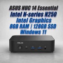 ASUS NUC 14 Essential N250 8GB 128GB Win11 Mini PC