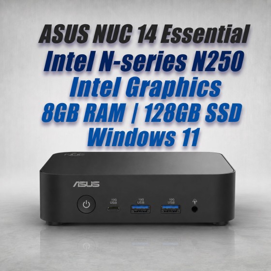 ASUS NUC 14 Essential N250 8GB 128GB Win11 Mini PC