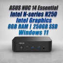 ASUS NUC 14 Essential N250 8GB 250GB Win11 Mini PC