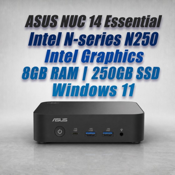 ASUS NUC 14 Essential N250 8GB 250GB Win11 Mini PC
