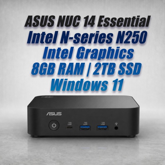 ASUS NUC 14 Essential N250 8GB 2TB Win11 Mini PC