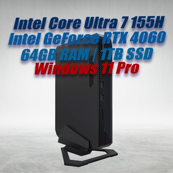 ASUS NUC 14 Performance NUC14SRKU7 Core Ultra 7 155H 64GB 1TB Win 11 ASUS NUC 14 Performance NUC14SRKU7 Core Ultra 7 155H 64GB 1TB Win 11