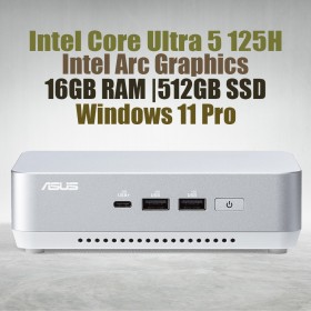 ASUS NUC 14 Pro Plus NUC14RVSU5 Core Ultra 5 125H 16GB 512GB Win11 ASUS NUC 14 Pro Plus NUC14RVSU5 Core Ultra 5 125H 16GB 512GB Win11