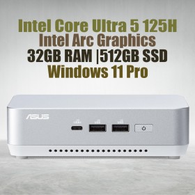 ASUS NUC 14 Pro Plus NUC14RVSU5 Core Ultra 5 125H 32GB 512GB Win11 ASUS NUC 14 Pro Plus NUC14RVSU5 Core Ultra 5 125H 32GB 512GB Win11