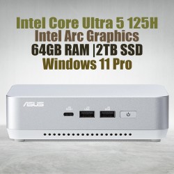 ASUS NUC 14 Pro Plus NUC14RVSU5 Core Ultra 5 125H 64GB 2TB Win11