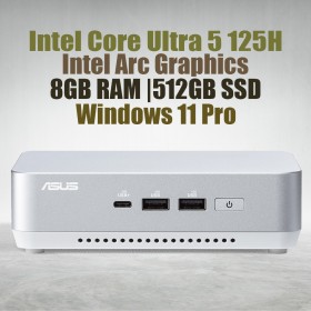 ASUS NUC 14 Pro Plus NUC14RVSU5 Core Ultra 5 125H 8GB 512GB Win11 ASUS NUC 14 Pro Plus NUC14RVSU5 Core Ultra 5 125H 8GB 512GB Win11