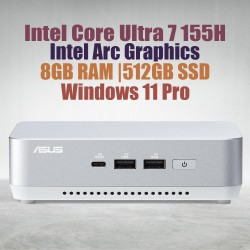 ASUS NUC 14 Pro Plus NUC14RVSU7 Core Ultra 7 155H 8GB 512GB Win11