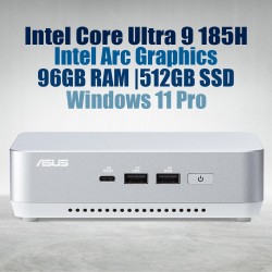 ASUS NUC 14 Pro Plus NUC14RVSU9 Core Ultra 9 185H 96GB 512GB Win11