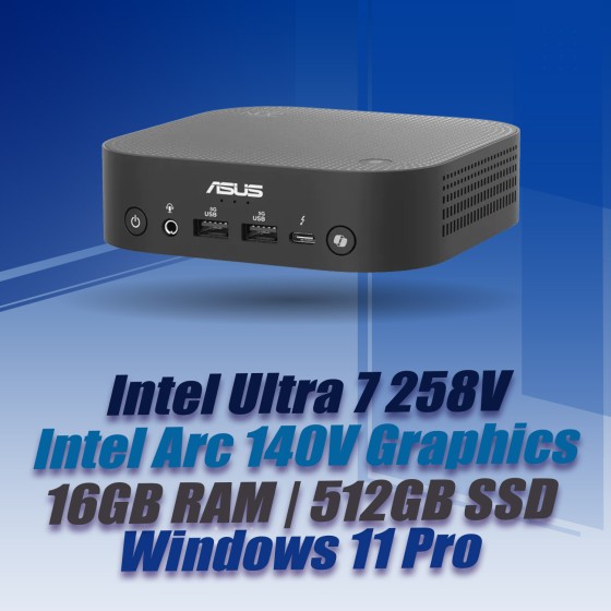 ASUS NUC 14 Pro AI Mini PC with Core Ultra 7, 500GB SSD, Windows 11, Wi-Fi 7, Copilot+, and Thunderbolt 4 ASUS NUC 14 Pro AI Mini PC with Core Ultra 7, 500GB SSD, Windows 11, Wi-Fi 7, Copilot+, and Thunderbolt 4