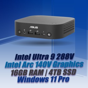 ASUS NUC 14 Pro AI Core Ultra 9 288V Copilot+ 16GB 4TB Win11 ASUS NUC 14 Pro AI Core Ultra 9 288V Copilot+ 16GB 4TB Win11