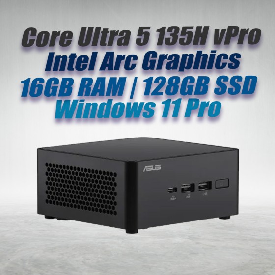 ASUS NUC 14 vPro NUC14RVHV5 Core Ultra 5 135H 16GB 128GB Win11 ASUS NUC 14 vPro NUC14RVHV5 Core Ultra 5 135H 16GB 128GB Win11