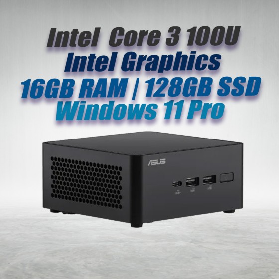 ASUS NUC 14 Pro NUC14RVHI3 Core 3 100U 16GB 128GB Win11 ASUS NUC 14 Pro NUC14RVHI3 Core 3 100U 16GB 128GB Win11