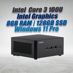 ASUS NUC 14 Pro NUC14RVHI3 Core 3 100U 8GB 128GB Win11 ASUS NUC 14 Pro NUC14RVHI3 Core 3 100U 8GB 128GB Win11
