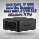 ASUS NUC 14 Pro NUC14RVHI3 Core 3 100U 16GB 512GB Win11