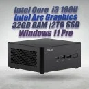 ASUS NUC 14 Pro NUC14RVHI3 Core 3 100U 32GB 2TB Win11