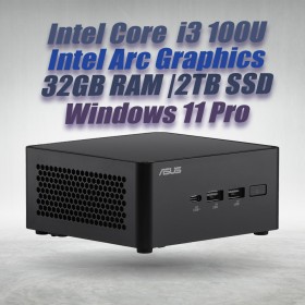 ASUS NUC 14 Pro NUC14RVHI3 Core 3 100U 32GB 2TB Win11 ASUS NUC 14 Pro NUC14RVHI3 Core 3 100U 32GB 2TB Win11