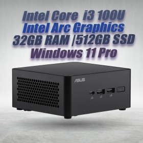 ASUS NUC 14 Pro NUC14RVHI3 Core 3 100U 32GB 512GB Win11 ASUS NUC 14 Pro NUC14RVHI3 Core 3 100U 32GB 512GB Win11