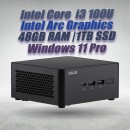 ASUS NUC 14 Pro NUC14RVHI3 Core 3 100U 48GB 1TB Win11 ASUS NUC 14 Pro NUC14RVHI3 Core 3 100U 48GB 1TB Win11