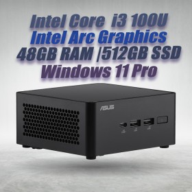 ASUS NUC 14 Pro NUC14RVHI3 Core 3 100U 48GB 512GB Win11 ASUS NUC 14 Pro NUC14RVHI3 Core 3 100U 48GB 512GB Win11