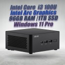 ASUS NUC 14 Pro NUC14RVHI3 Core 3 100U 96GB 1TB Win11 ASUS NUC 14 Pro NUC14RVHI3 Core 3 100U 96GB 1TB Win11