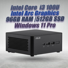 ASUS NUC 14 Pro NUC14RVHI3 Core 3 100U 96GB 512GB Win11 ASUS NUC 14 Pro NUC14RVHI3 Core 3 100U 96GB 512GB Win11