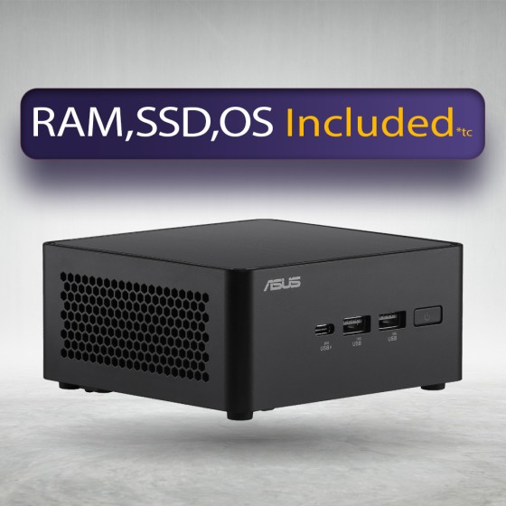 ASUS NUC 14 Pro NUC14RVHI3 Core 3 100U 32GB 1TB Win11 ASUS NUC 14 Pro NUC14RVHI3 Core 3 100U 32GB 1TB Win11